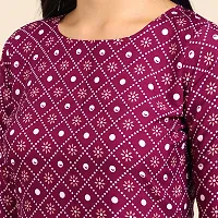 Stylish Women Crepe Straight Kurta-thumb3