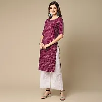 Stylish Women Crepe Straight Kurta-thumb1