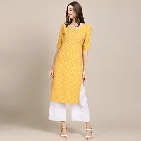 Stylish Women Crepe Straight Kurta-thumb1