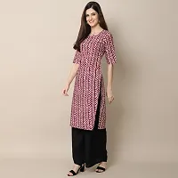 Stylish Women Crepe Straight Kurta-thumb1