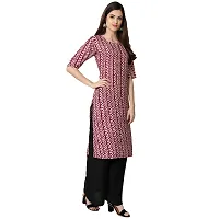 Stylish Women Crepe Straight Kurta-thumb1