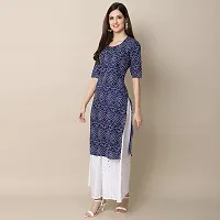 Stylish Women Crepe Straight Kurta-thumb1