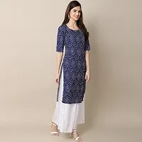 Stylish Women Crepe Straight Kurta-thumb2