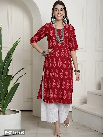 Stylish Multicoloured Crepe Kurta For Women Combo Of 3-thumb2