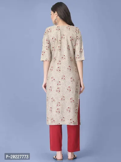 Amazing Crepe Printed Kurta Set For Women-thumb2