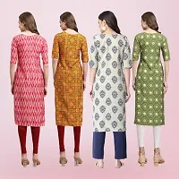 Women Stylish Crepe Printed Straight Kurta-thumb1