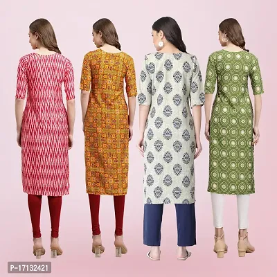 Women Stylish Crepe Printed Straight Kurta-thumb2