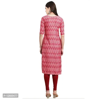 Women Crepe Digital Printed Straight Kurti  Pack of 3-thumb2