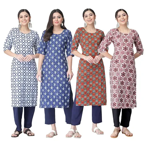 Classic Crepe Kurtis Combo For Women