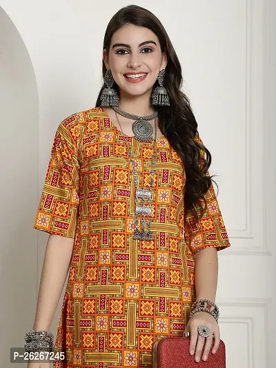 Stylish Multicoloured Crepe Printed Kurta For Women Combo Of 2-thumb3