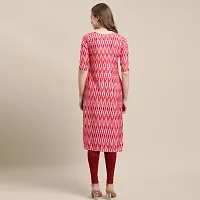 Women Crepe Digital Printed Straight Kurti  Pack of 6-thumb1