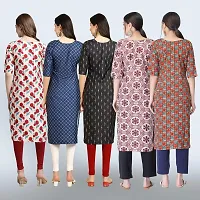 Women Stylish Crepe Printed Staright Kurta-thumb1