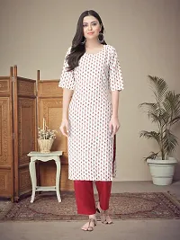 Stylish Multicoloured Crepe Printed Kurta For Women Combo Of 2-thumb2