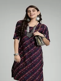 Stylish Crepe Printed Straight Kurta With Pant Set For Women-thumb2