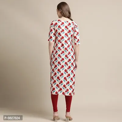 Women Crepe Digital Printed Straight Kurti  Pack of 6-thumb3