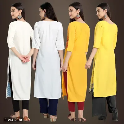 Fancy Crepe Kurtis for Women Pack Of 4-thumb2