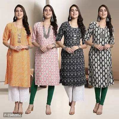 Fancy Crepe Kurtis for Women Pack Of 4