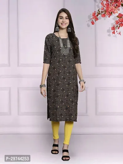 Attractive Multicoloured Printed Crepe Kurta Combo Of 2-thumb3