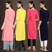 Fancy Crepe Kurtis for Women Pack Of 4-thumb1