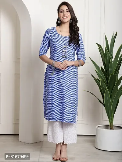 Fancy Crepe Printed Kurtas For Women Pack Of 6-thumb4