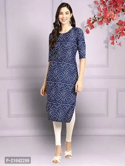 Stylish Crepe Stitched Kurta For Women