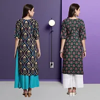 Fancy Crepe Kurtas For Women Pack Of 2-thumb1