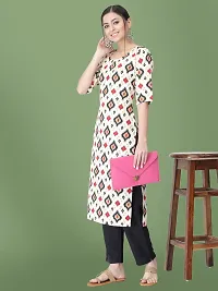 Stylish Crepe Printed Kurti For Women-thumb3