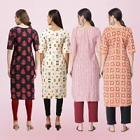 Women Stylish Crepe Printed Straight Kurta-thumb1