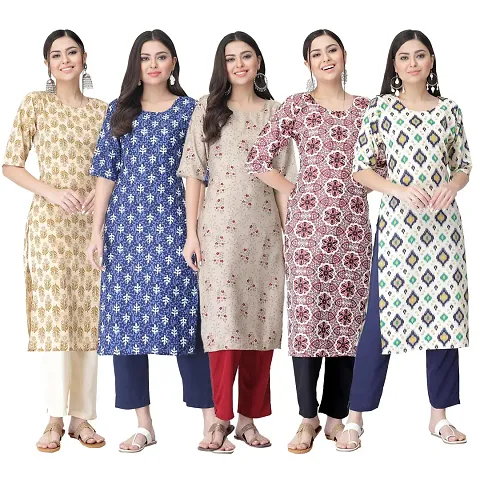 Classic Crepe Kurtis Combo For Women