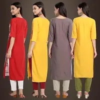 Fancy Crepe Kurtis for Women Pack Of 4-thumb1