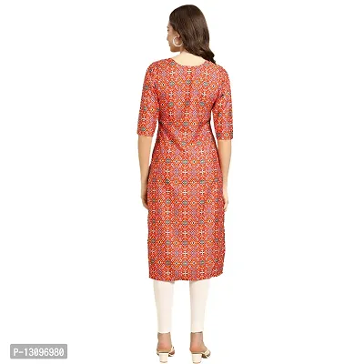 Women Crepe Digital Printed Straight Kurti  Pack of 6-thumb2