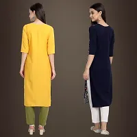 Fancy Crepe Kurtis for Women Pack Of 2-thumb1