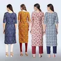 Women Stylish Crepe Straight Kurta-thumb1