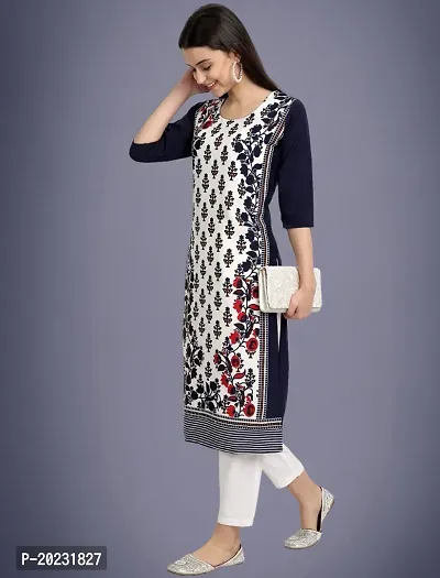 Amazing American Crepe Printed Kurti For Women-thumb0