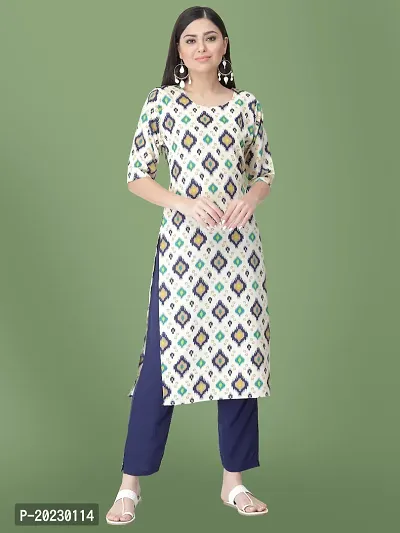 Stylish Crepe Printed Kurti For Women