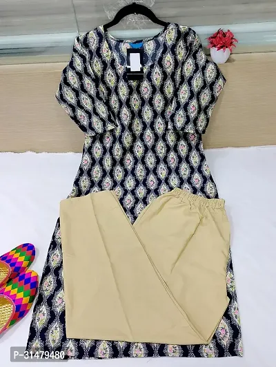 Fancy Crepe Kurta Bottom Set For Women