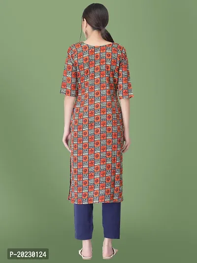 Stylish Crepe Printed Kurti For Women-thumb4