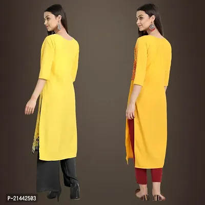 Fancy Crepe Kurtis for Women Pack Of 2-thumb2