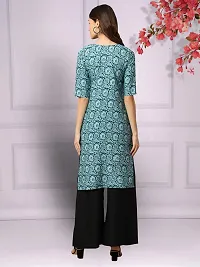 Stylish Crepe Stitched Kurta For Women-thumb2