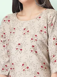 Women Stylish Crepe Printed Straight Kurta-thumb3