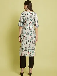 Stylish Crepe Printed Kurta Set For Women-thumb2