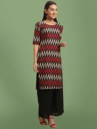 Stylish Crepe Printed Kurti For Women-thumb2