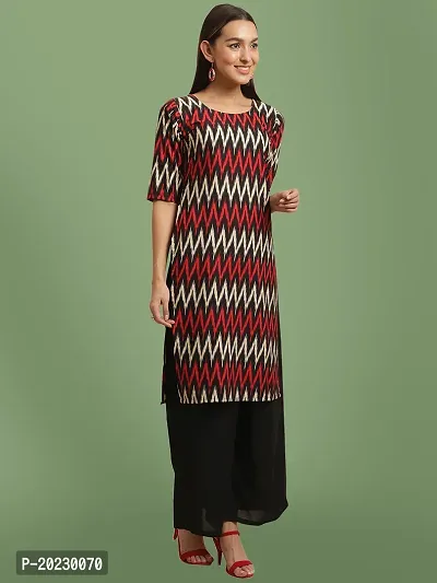 Stylish Crepe Printed Kurti For Women-thumb3