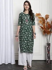 Fancy Crepe Printed Kurtas For Women Pack Of 6-thumb3