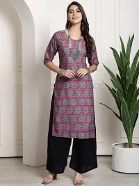 Stylish Multicoloured Crepe Kurta For Women Combo Of 6-thumb4