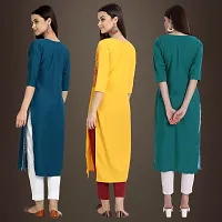 Fancy Crepe Kurtis for Women Pack Of 3-thumb1