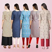 Women Stylish Crepe Printed Straight Kurta-thumb1