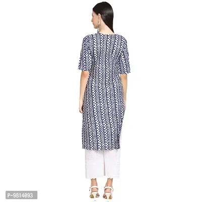 Women Crepe Digital Printed Straight Kurti  Pack of 6-thumb3