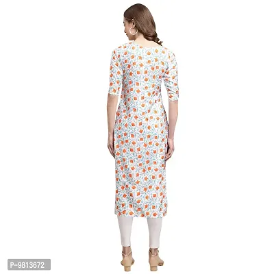 Women Crepe Digital Printed Straight Kurti  Pack of 6-thumb5