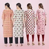 Women Stylish Crepe Printed Straight Kurta-thumb1